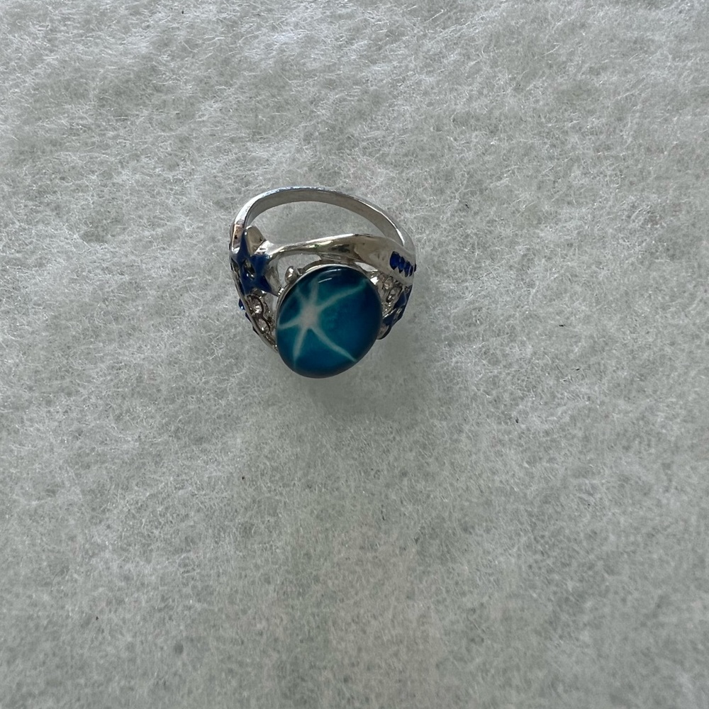 Silver ring with nice stone
